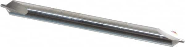 Hertel - #0 Plain Cut 90° Incl Angle Solid Carbide Combo Drill & Countersink - Caliber Tooling