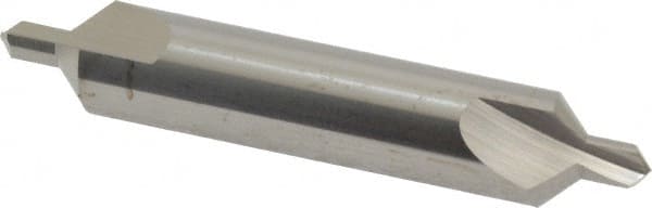 Hertel - #5 Plain Cut 90° Incl Angle Solid Carbide Combo Drill & Countersink - Caliber Tooling