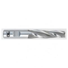 1/4 x 3/8 x 1-1/4 x 3 3 Fl HSS-CO Tapered Center Cutting End Mill -  Bright - Caliber Tooling