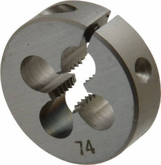 OSG - #12-28 UNF High Speed Steel Round Adjustable Die - Caliber Tooling