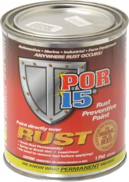 POR-15 - 1 Pint, Clear, Rust Preventative Paint - Comes in Can - Caliber Tooling