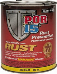 POR-15 - 1 Quart, Black, Rust Preventative Paint - Comes in Can - Caliber Tooling