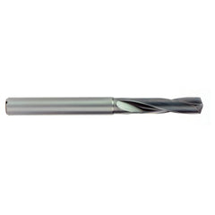 11 mm Dia. × 11.5 mm Shank × 55 mm Flute Length × 113 mm OAL, Stub, SiC, 2xD Flute, Solid Carbide Drill - Caliber Tooling