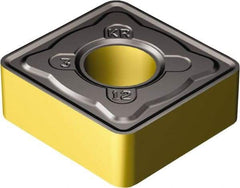 Sandvik Coromant - SNMG433 KR Grade 3210 Carbide Turning Insert - TiCN/Al2O3/TiN Finish, 90° Square, 1/2" Inscr Circle, 3/16" Thick, 3/64" Corner Radius - Caliber Tooling