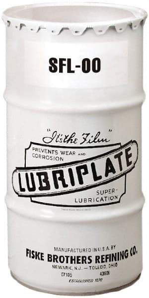 Lubriplate - 120 Lb Drum Aluminum High Temperature Grease - White, Food Grade & High/Low Temperature, 300°F Max Temp, NLGIG 00, - Caliber Tooling