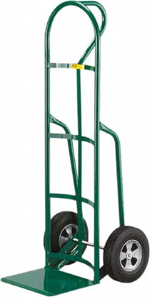 Little Giant - 800 Lb Capacity 49" OAH Hand Truck - 12 x 14" Base Plate, Loop Handle, Steel, Solid Rubber Wheels - Caliber Tooling