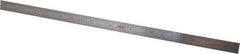 SPI - 12" Long, 1/64, 1/50, 1/32, 1/10" Graduation, Flexible Stainless Steel Rule - 3R Graduation Style, 1/2" Wide, Silver, Polished Finish - Caliber Tooling