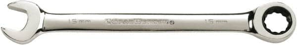 GearWrench - 11mm 12 Point Combination Wrench - 6-32/63" OAL, Steel, Full Polish Finish - Caliber Tooling