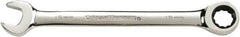 GearWrench - 14mm 12 Point Combination Wrench - 7-1/2" OAL, Steel, Full Polish Finish - Caliber Tooling