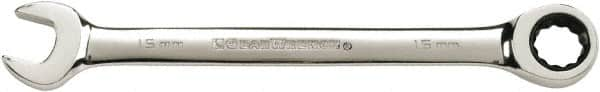 GearWrench - 24mm 12 Point Combination Wrench - 13.114" OAL, Steel, Full Polish Finish - Caliber Tooling