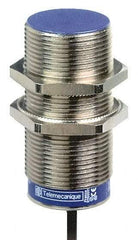 Telemecanique Sensors - NC, NC, 15mm Detection, Cylinder Shielded, Inductive Proximity Sensor - 2 Wires, IP68, IP69K, 24 to 240 VAC/VDC, M30x1.5 Thread, 2.44 Inch Long - Caliber Tooling