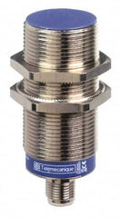 Telemecanique Sensors - 15mm Detection, Cylinder Shielded, Inductive Proximity Sensor - 2 Wires, IP67, IP69K, 24 to 240 VAC/VDC, M30x1.5 Thread, 2.87 Inch Long - Caliber Tooling