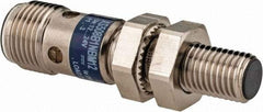 Telemecanique Sensors - NPN, NC, 1.5mm Detection, Cylinder Shielded, Inductive Proximity Sensor - 3 Wires, IP67, 12 to 24 VDC, M12x1 Thread, 45mm Long x 0.39 Inch Wide - Caliber Tooling