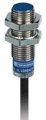 Telemecanique Sensors - NPN, 2mm Detection, Cylinder Shielded, Inductive Proximity Sensor - 3 Wires, IP68, IP69K, 12 to 24 VDC, M12x1 Thread, 1.38 Inch Long x 0.47 Inch Wide - Caliber Tooling