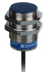 Telemecanique Sensors - PNP, 10mm Detection, Cylinder Shielded, Inductive Proximity Sensor - 3 Wires, IP68, IP69K, 12 to 24 VDC, M30x1.5 Thread, 1.69 Inch Long x 1.18 Inch Wide - Caliber Tooling