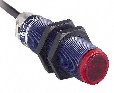 Telemecanique Sensors - Cable Connector, 30m Nominal Distance, Shock and Vibration Resistant, Through Beam Photoelectric Sensor - 12 to 24 VDC, 250 Hz, PBT, 62mm Long x 18mm Wide x 1.7 Inch High - Caliber Tooling