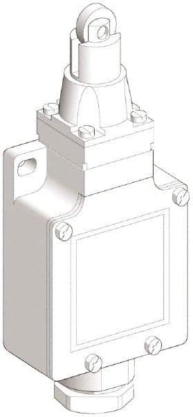 Telemecanique Sensors - DP, NC/NO, 240 VAC, Screw Terminal, Roller Plunger Actuator, General Purpose Limit Switch - IP66 IPR Rating - Caliber Tooling