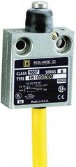 Square D - SPDT, NC/NO, 240 VAC, Prewired Terminal, Plunger Actuator, General Purpose Limit Switch - 1 NEMA Rating, IP20 IPR Rating, 18 Ounce Operating Force - Caliber Tooling