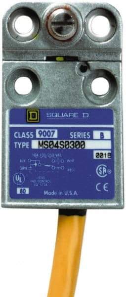 Square D - SPDT, NC/NO, 240 VAC, Prewired Terminal, Rotary Head Actuator, General Purpose Limit Switch - 1, 2, 4, 6, 6P NEMA Rating, IP67 IPR Rating - Caliber Tooling