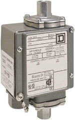 Square D - 4, 13 and 4X NEMA Rated, SPDT, 175 psi, Electromechanical Pressure and Level Switch - Adjustable Pressure, 120 VAC at 6 Amp, 240 VAC at 3 Amp, 250 VDC at 0.27 Amp, 1/4 Inch Connector, Screw Terminal, For Use with 9012G - Caliber Tooling