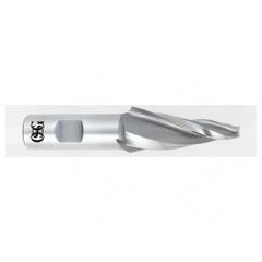 3/32 x 5/8 x 1-1/2 x 3-5/8 3 Fl HSS-CO Tapered Center Cutting End Mill -  Bright - Caliber Tooling