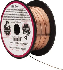 Welding Material - ER70S-6, 0.03 Inch Diameter, Carbon Steel MIG Welding Wire - 2 Lb. Roll - Exact Industrial Supply