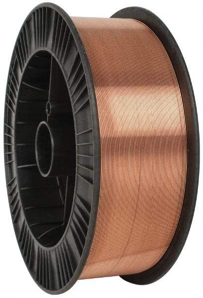 Welding Material - ER70S-6, 0.045 Inch Diameter, Carbon Steel MIG Welding Wire - 33 Lb. Roll - Exact Industrial Supply