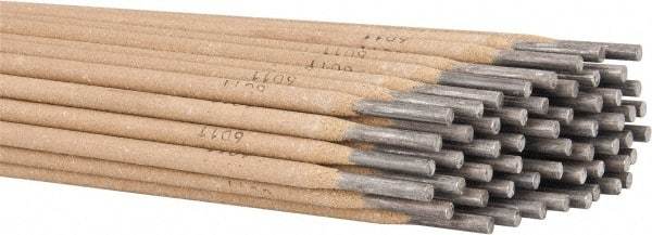 Welding Material - 14" Long, 5/32" Diam, Steel Alloy Arc Welding Electrode - E6011 - Exact Industrial Supply