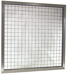 Made in USA - Galvanized Steel Wire Air Filter Frame - 16" Noml Height x 2" Noml Depth x 20" Noml Width, For Use with Filter Pads - Caliber Tooling