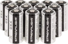 Streamlight - Size 123A, Lithium, 12 Pack, Standard Battery - 3 Volts - Caliber Tooling