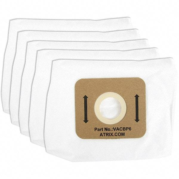 Atrix - Backpack Series HEPA Filter Bags - 8Qt., HEPA filtration, Use with VACBP1 , VACBP36V 5/PK - Caliber Tooling