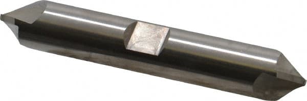 Hertel - 1/2" Diam 2 Flute Double End Cobalt Chamfer Mill - Caliber Tooling