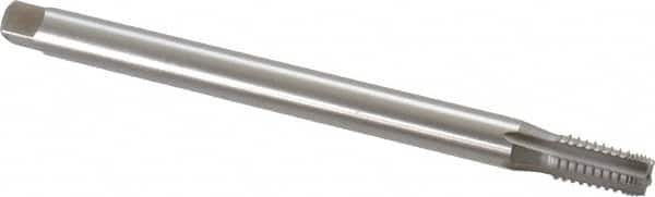 Hertel - 1/8-27 NPTF, 5 Flute, Bright Finish, High Speed Steel, Extension Pipe Tap - 6" OAL, 7/16" Shank Diam, 3/4" Thread Length, 0.328" Square Size - Exact Industrial Supply