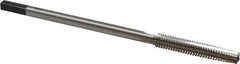 Hertel - 5/16-18 UNC, 4 Flutes, Bright Finish, High Speed Steel, Nut Tap - 5-1/2" Overall Length, 1-13/16" Thread Length - Exact Industrial Supply