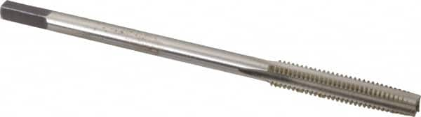 Hertel - 3/8-16 UNC, 4 Flutes, Bright Finish, High Speed Steel, Nut Tap - 6" Overall Length, 2" Thread Length - Exact Industrial Supply