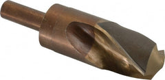 Hertel - 1-3/4" Drill, 135° Point, Cobalt Silver Deming & Reduced Shank Drill Bit - Caliber Tooling