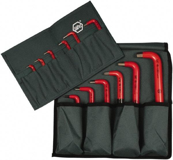 Wiha - 12 Piece Insulated L-Key Ball End Hex Key Set - Hex Range 1/16 to 1/2" - Caliber Tooling