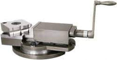 Gibraltar - 4" Jaw Width, 4" Jaw Opening Capacity, Horizontal Swivel Machine Vise - Manual Operation, 2,700 Lb Capacity, 1 Station, 13-1/2" Long x 4-1/2" High x 1-1/2" Deep, 1-1/2" Jaw Height, Cast Iron - Caliber Tooling