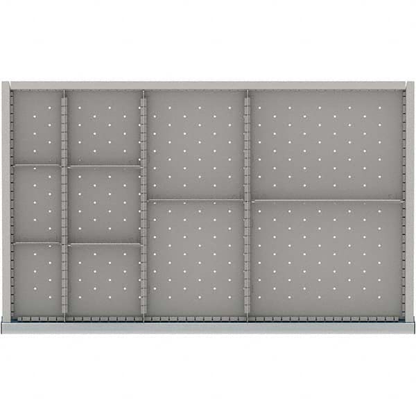 LISTA - 10-Compartment Drawer Divider Layout for 3.15" High Drawers - Caliber Tooling