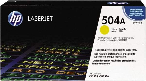 Hewlett-Packard - Yellow Toner Cartridge - Use with HP Color LaserJet CM3530 MFP, CP3525 - Caliber Tooling