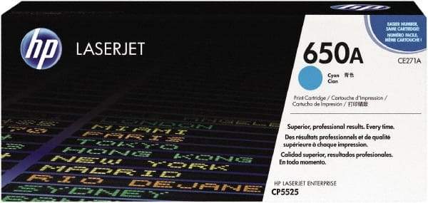 Hewlett-Packard - Cyan Toner Cartridge - Use with HP Color LaserJet Enterprise CP5525, M750 - Caliber Tooling