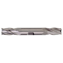 ‎1/4″ × 3/8″ × 5/8″ × 3-1/2″ RHS / RHC Solid Carbide 4-Flute Square End General Purpose End Mill - TiAlN - Exact Industrial Supply