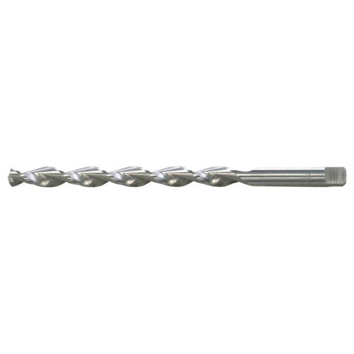 29/64 RHS / RHC HSS 135 Degree Notched Point Deep Hole Parabolic Taper Length Drill - Bright - Exact Industrial Supply