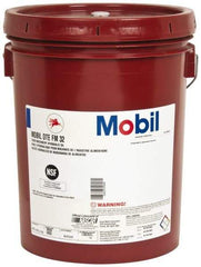 Mobil - 5 Gal Pail Mineral Hydraulic Oil - ISO 32, 31.9 cSt at 40°C & 5.5 cSt at 100°F, Food Grade - Caliber Tooling