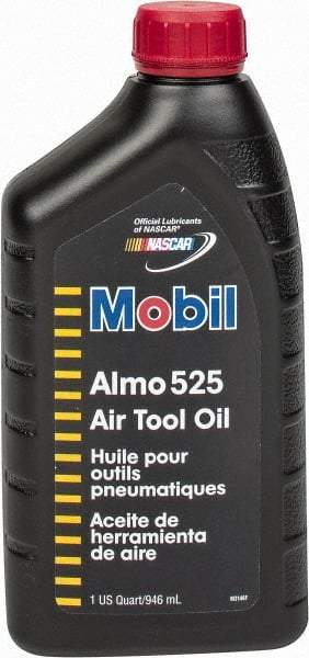 Mobil - Bottle, ISO 46, Air Tool Oil - 46 Viscosity (cSt) at 40°C, 7.3 Viscosity (cSt) at 100°C, Series Almo 525 - Caliber Tooling