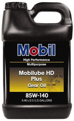 Mobil - 2.5 Gal Bottle, Gear Oil - 14.8 St Viscosity at 100°C, 141 St Viscosity at 40°C - Caliber Tooling