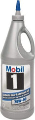 Mobil - 0.25 Gal Bottle, Synthetic Gear Oil - 120 St Viscosity at 40°C, 15.9 St Viscosity at 100°C - Caliber Tooling