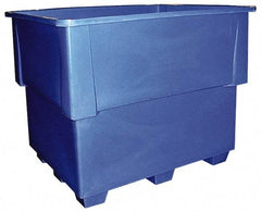 Bayhead Products - 52" Long x 42" Wide x 42" High Polyethylene Pallet Bulk Container Stackable, 4-Way Fork Entry - 1,000 Lb. Load Capacity - Caliber Tooling