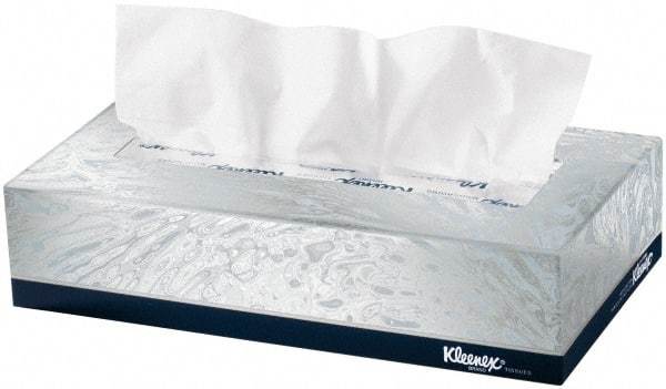 Kleenex - Flat Box of White Facial Tissues - 2 Ply - Caliber Tooling