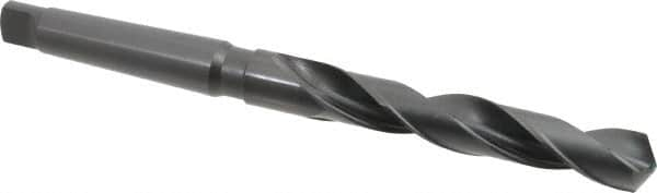 General Chipbreaker - 15/16", 3MT 118° Point High Speed Steel Taper Shank Drill Bit - Oxide Finish, 6-1/4" Flute Length, 11" OAL, Chipbreaker Flute - Caliber Tooling